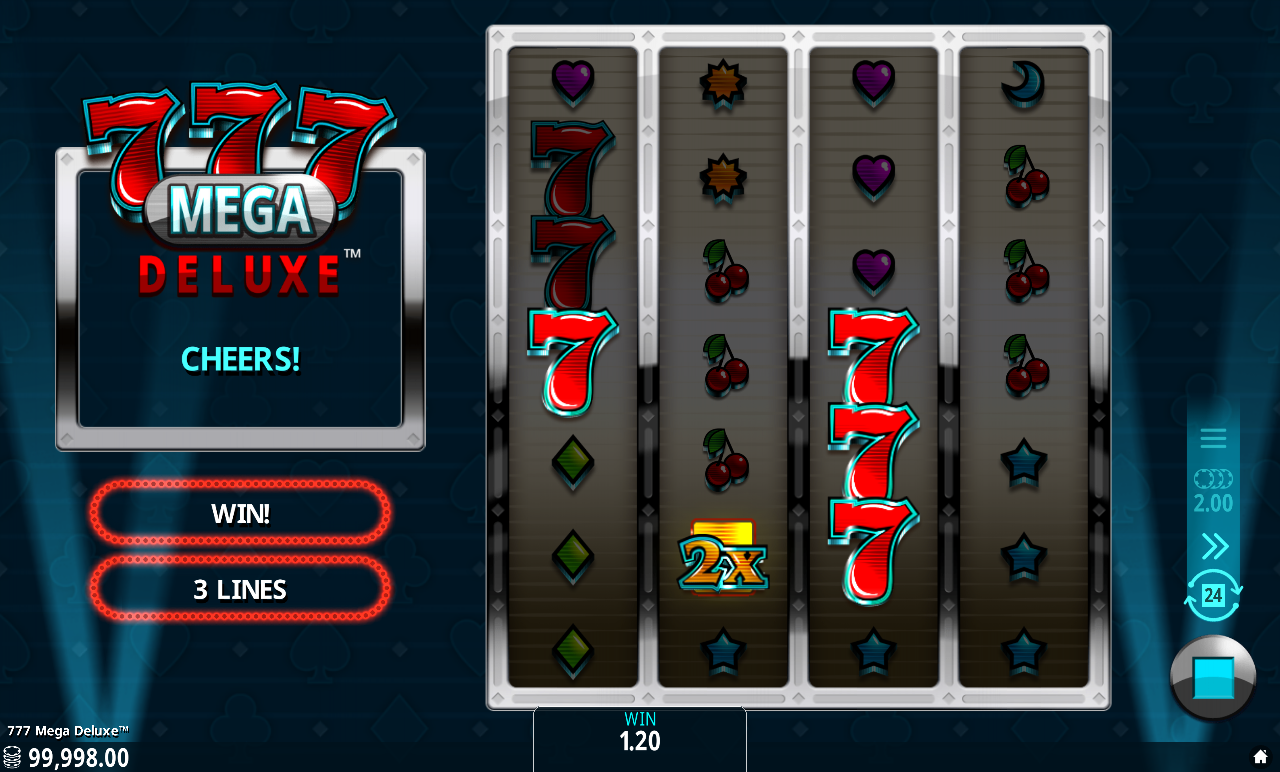777 Mega Deluxe gameplay