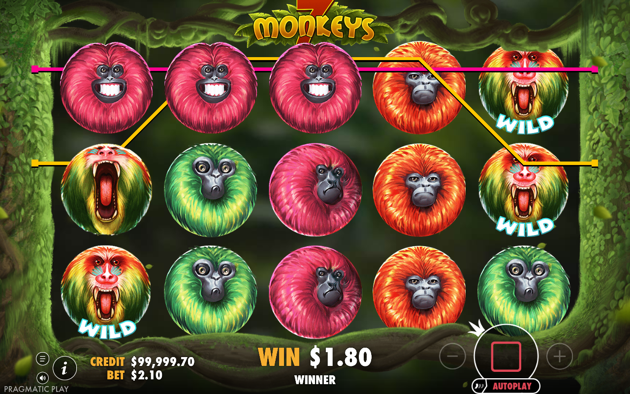7 Monkeys gameplay