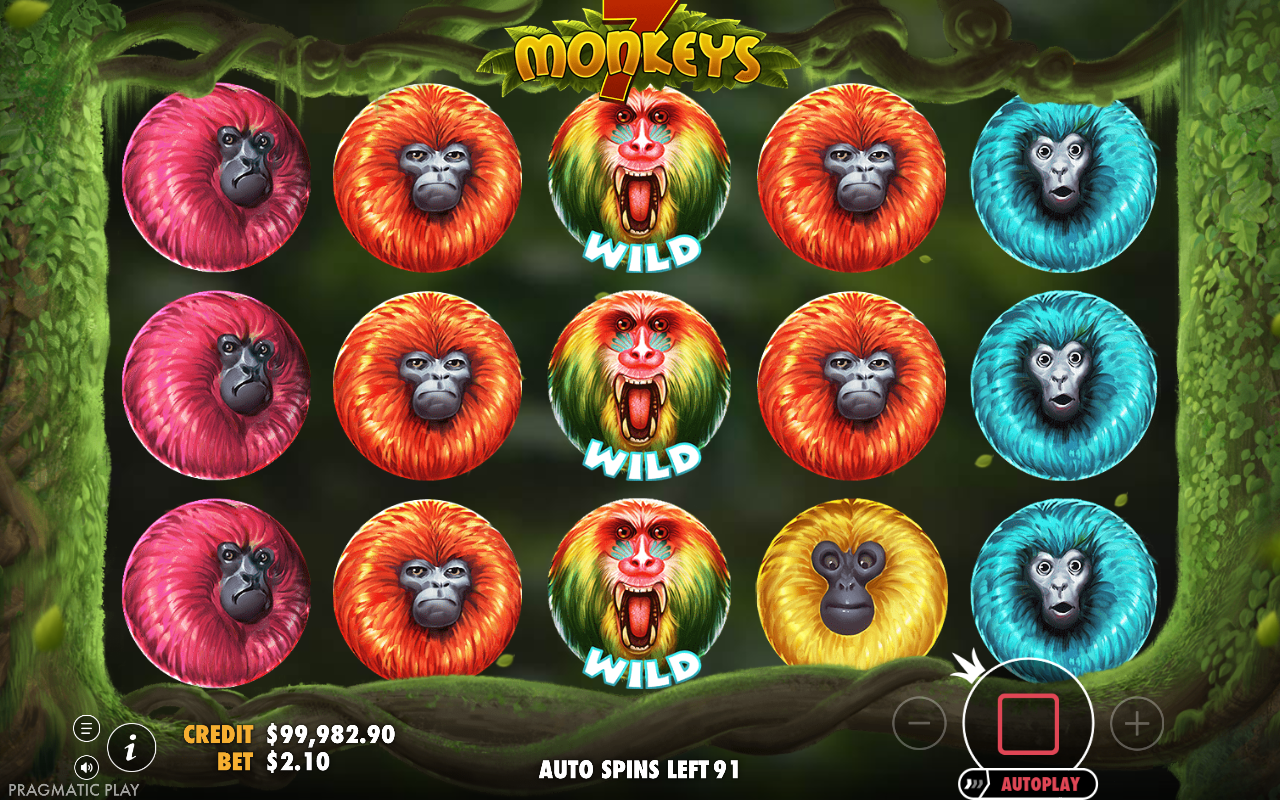 7 Monkeys gameplay