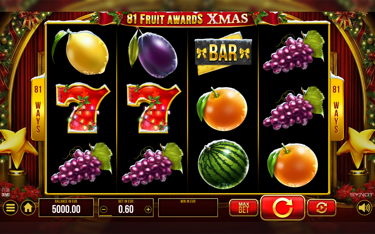 81 Fruit Awards Xmas base game