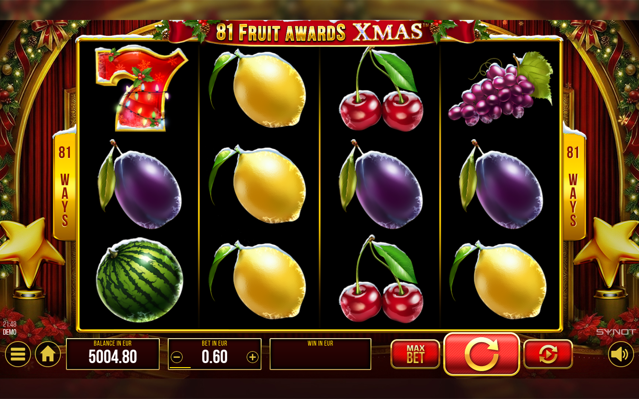 81 Fruit Awards Xmas gameplay