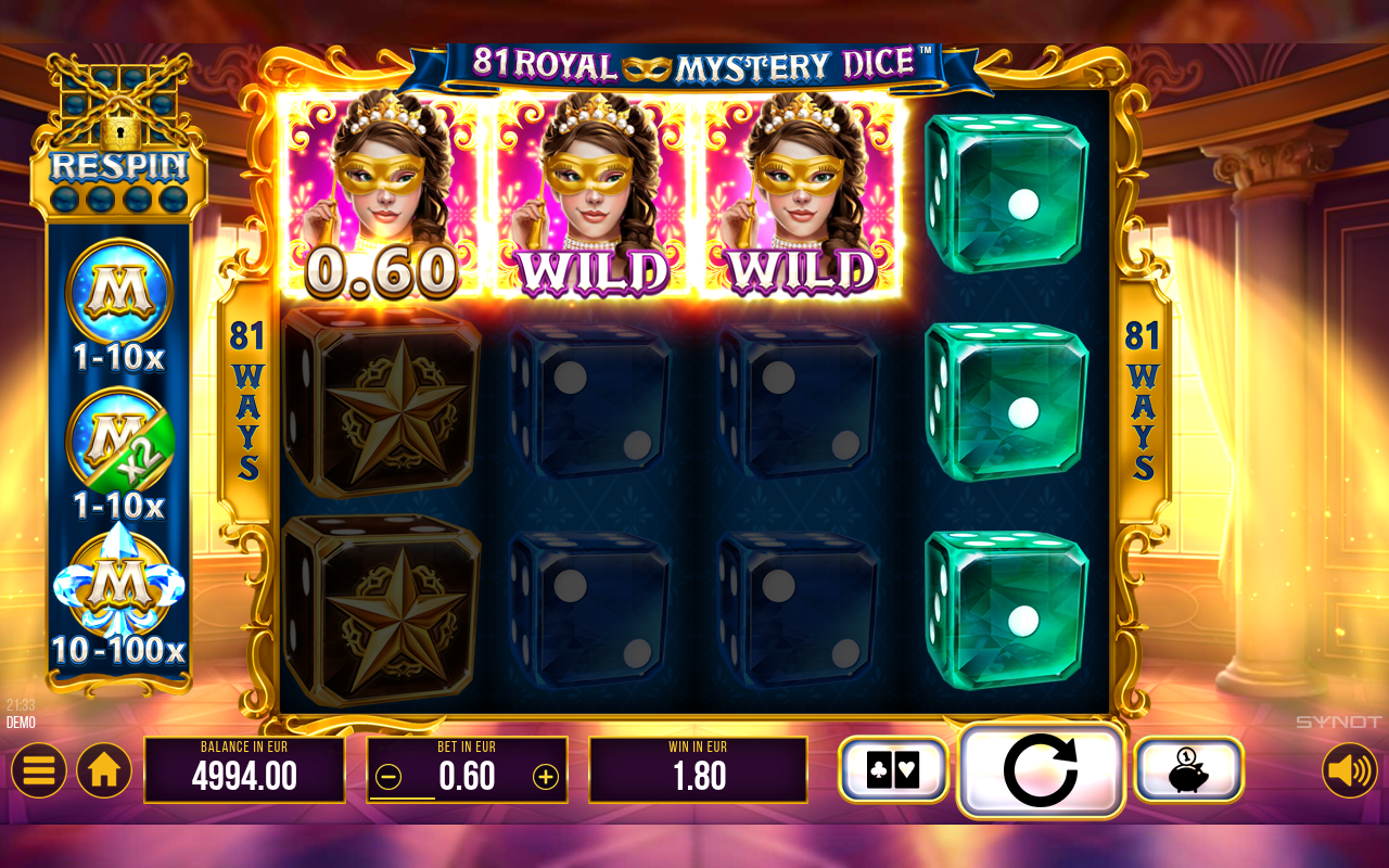 81 Royal Mystery Dice gameplay