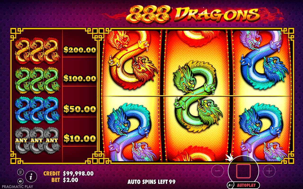 888 Dragons gameplay