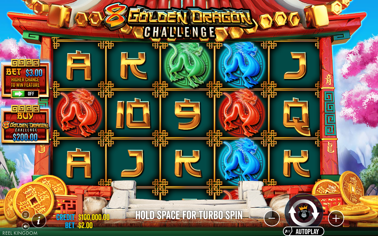 8 Golden Dragon Challenge base game