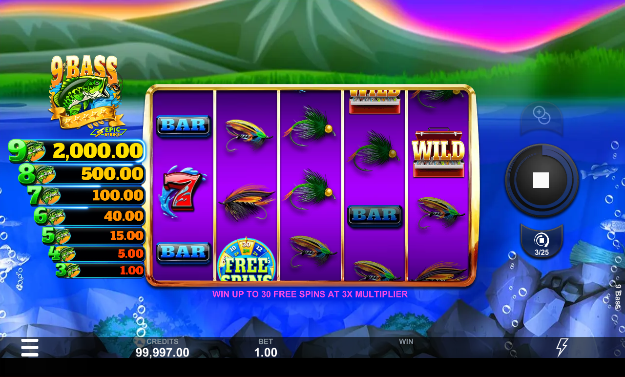 9 Bass gameplay