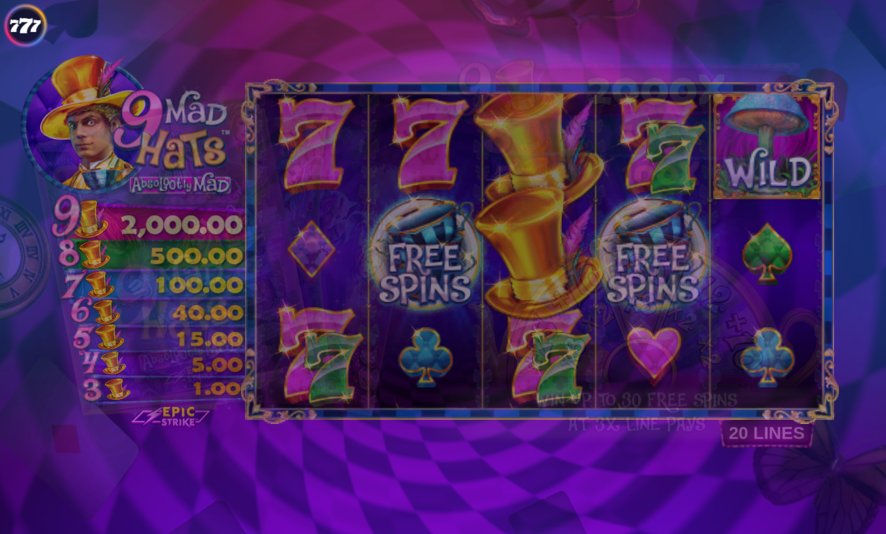 9 Mad Hats base game