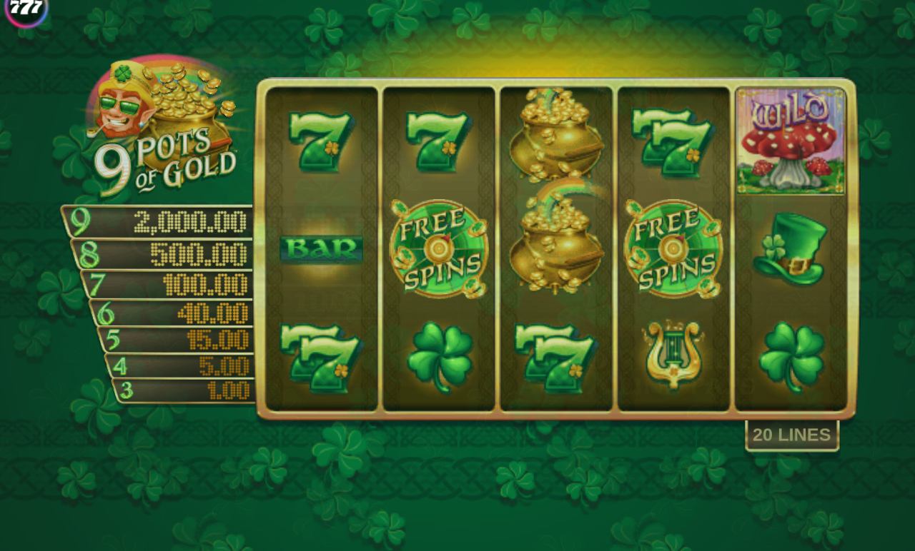9 Pots of Gold base game