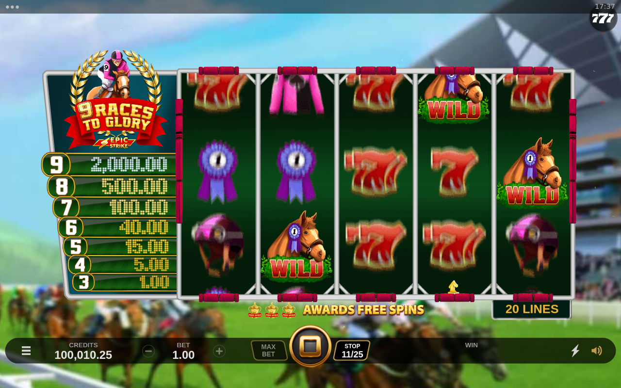 9 Races to Glory gameplay