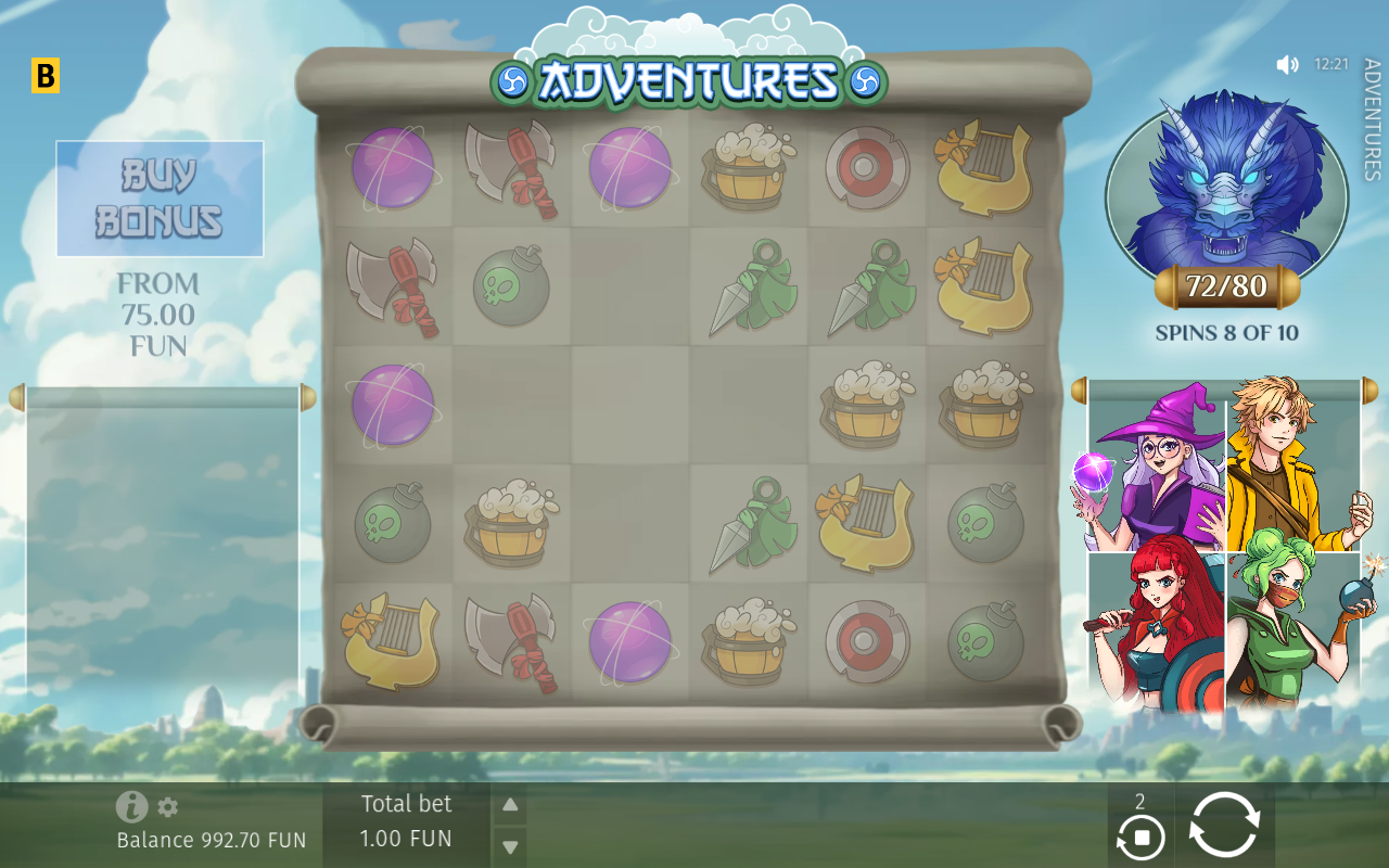 Adventures gameplay