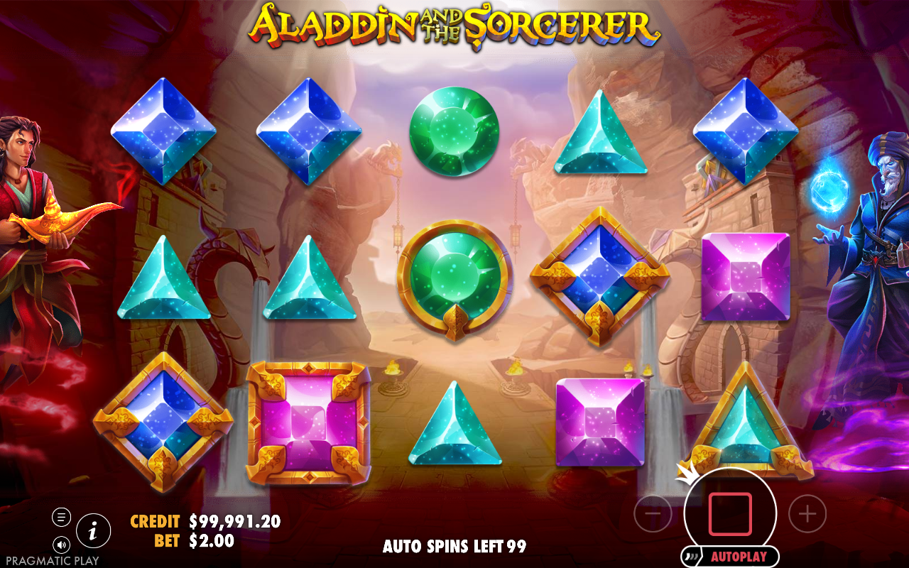 Aladdin and the Sorcerer gameplay