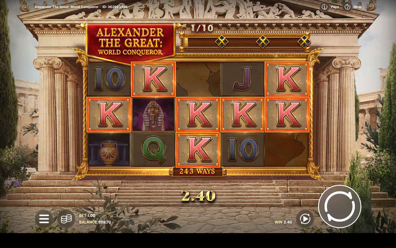 Alexander the Great: World Conqueror gameplay