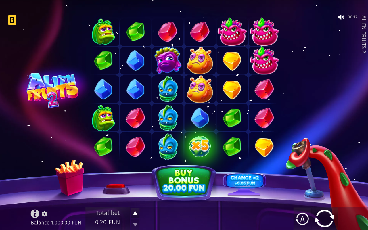 Alien Fruits 2 base game