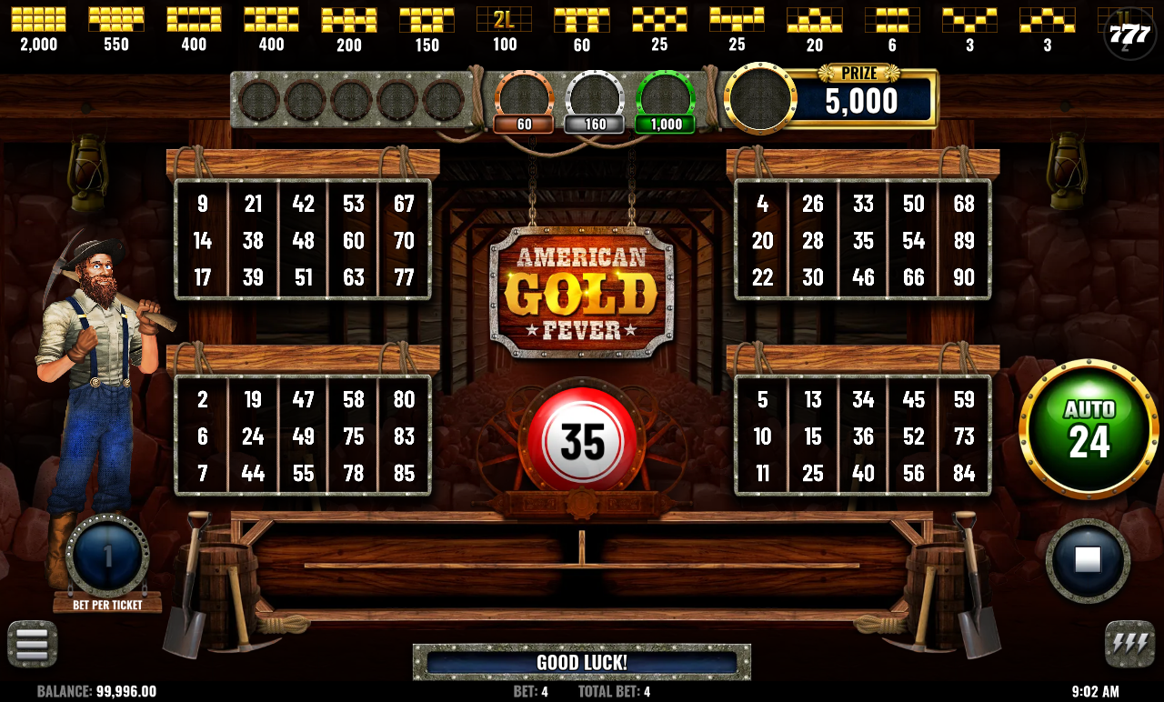 American Gold Fever base game