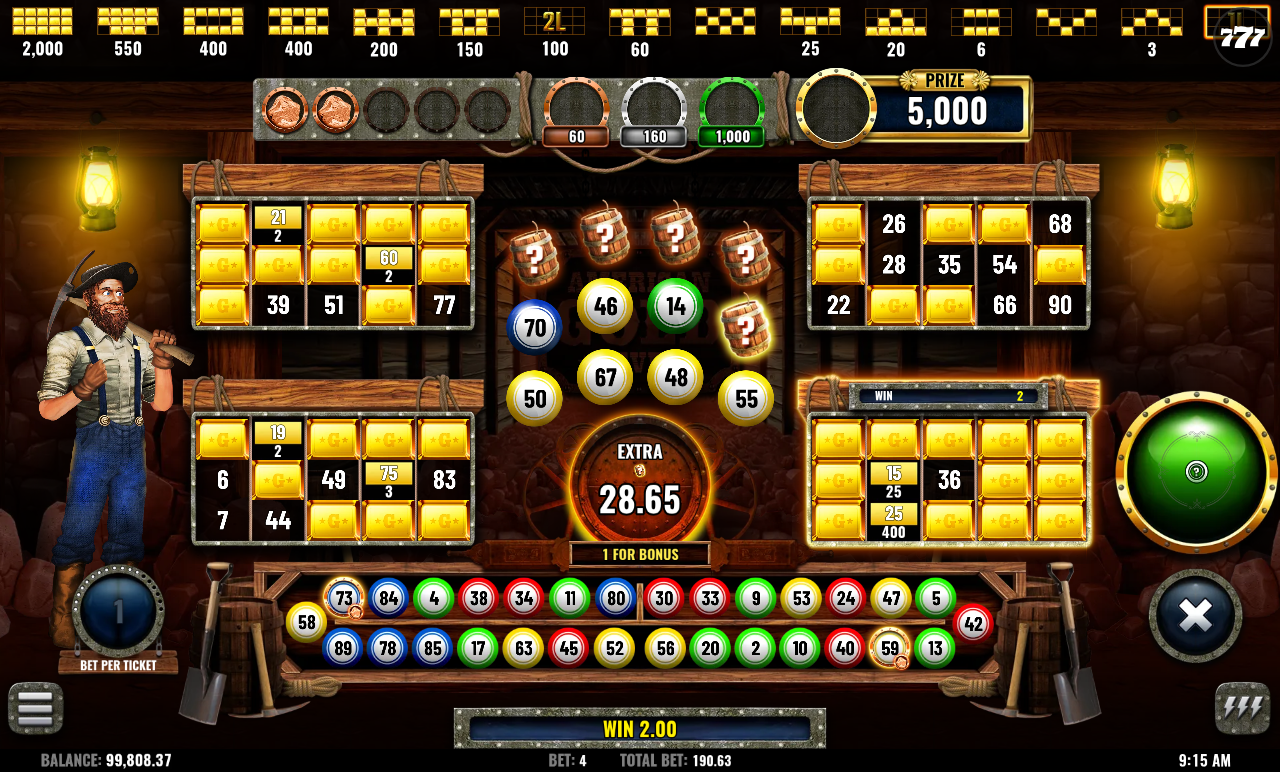American Gold Fever gameplay