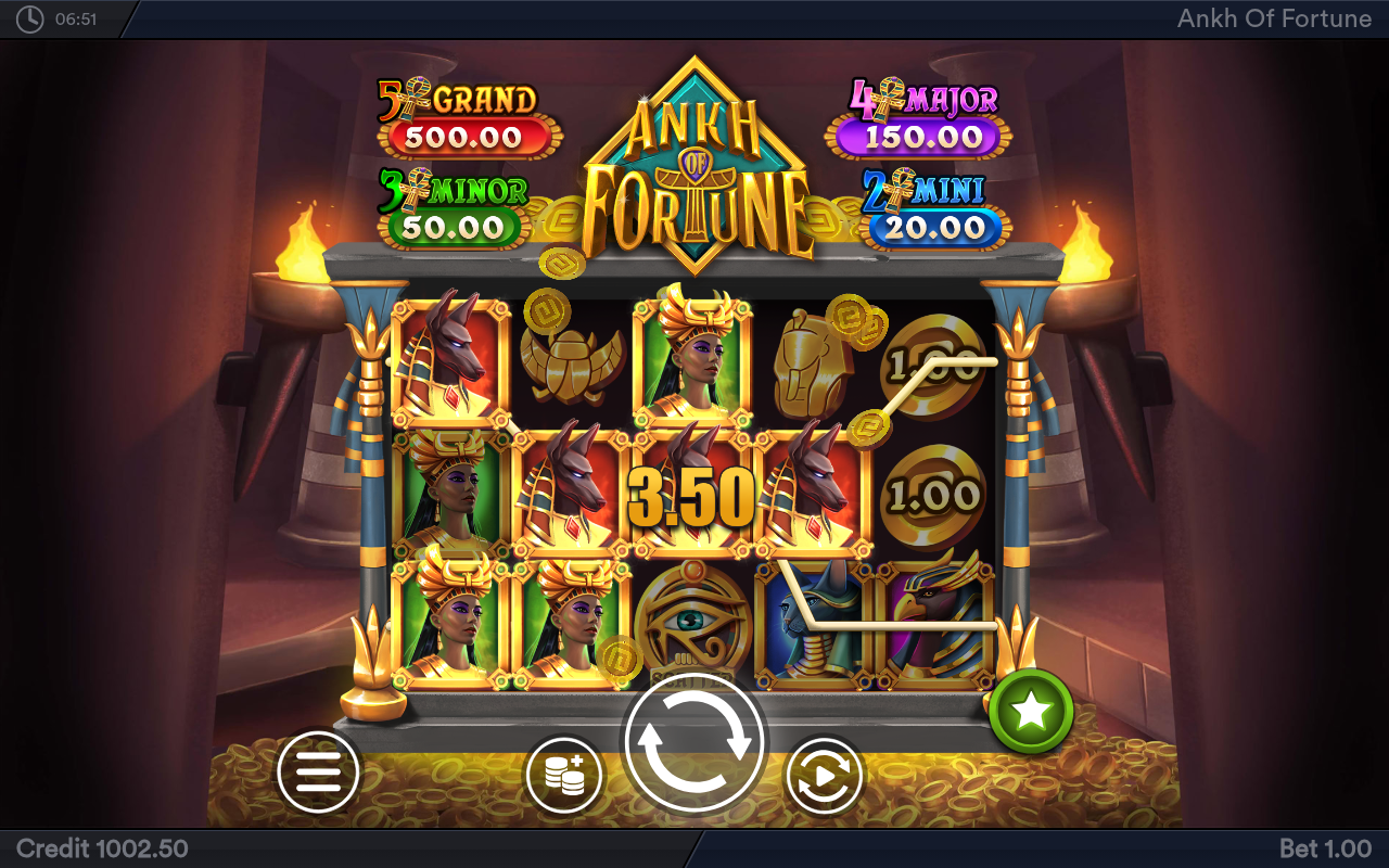 Ankh of Fortune Hold+Win gameplay