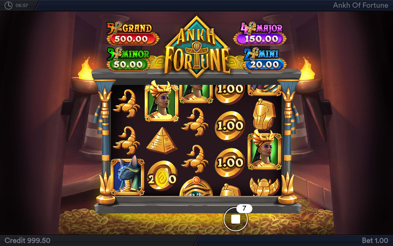 Ankh of Fortune Hold+Win gameplay