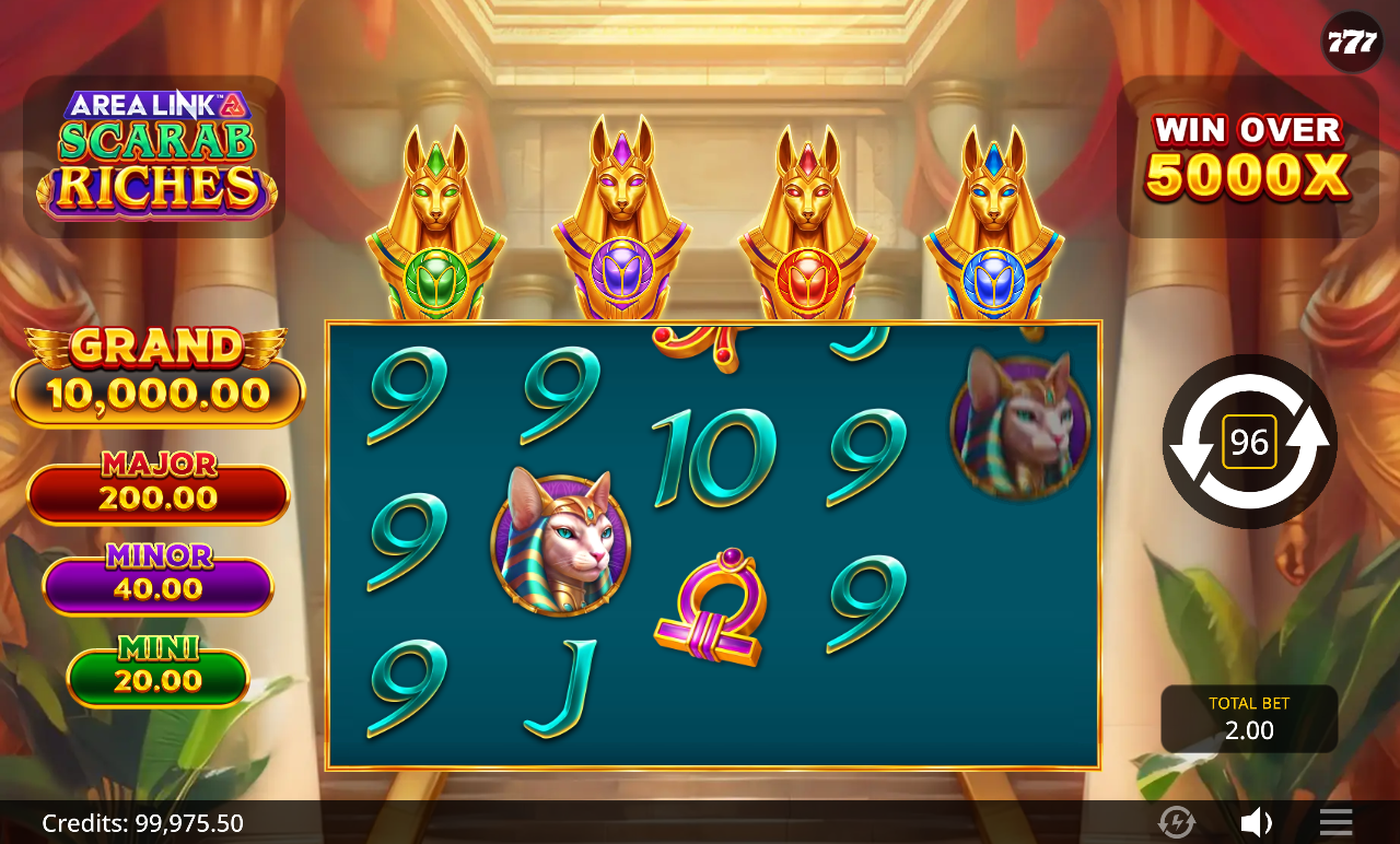 Area Link Scarab Riches gameplay
