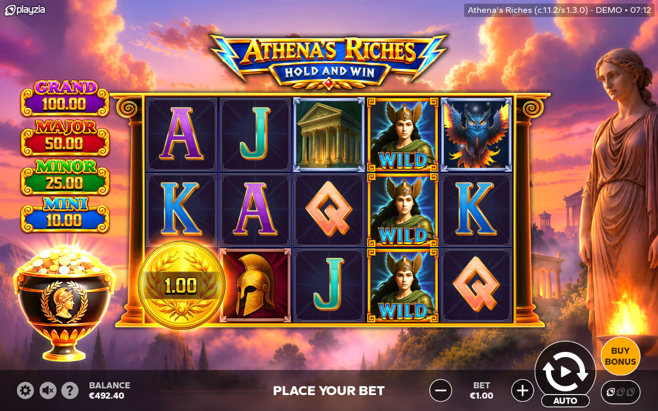 Athena's Riches gameplay