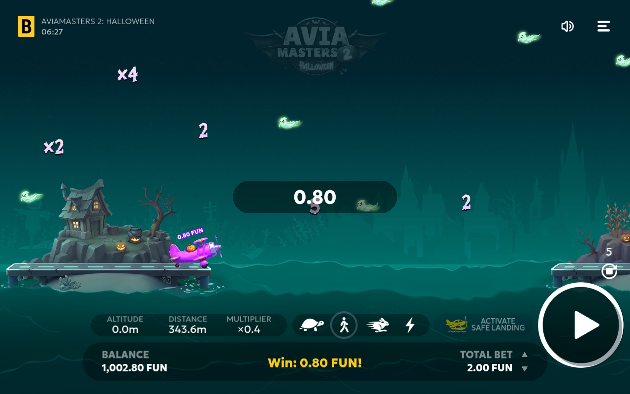 Aviamastrs 2 Halloween gameplay