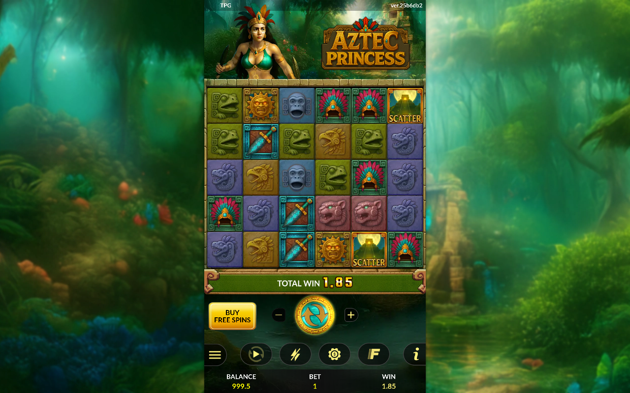 Aztec Princess gameplay