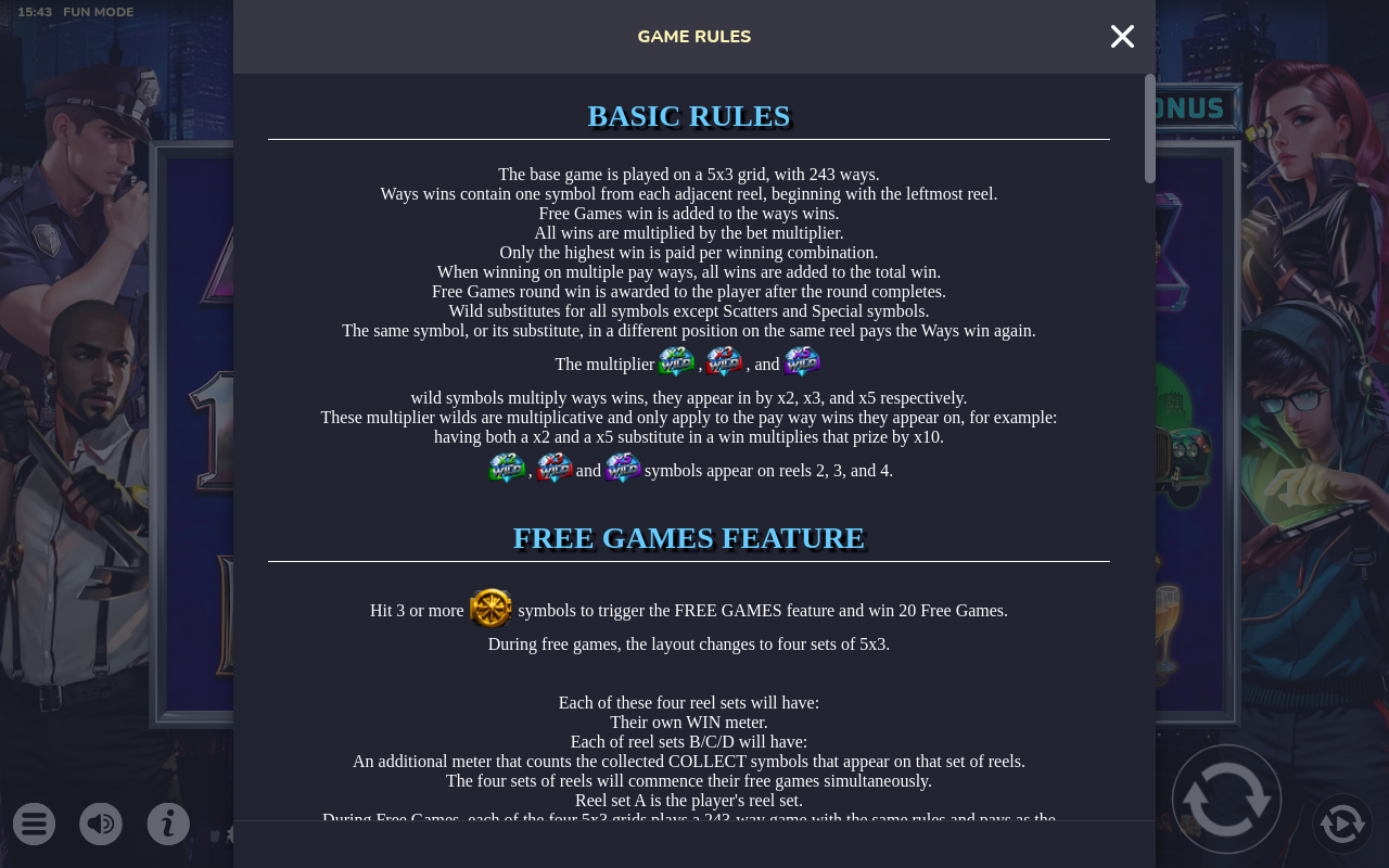 Badge & Bounty information screen