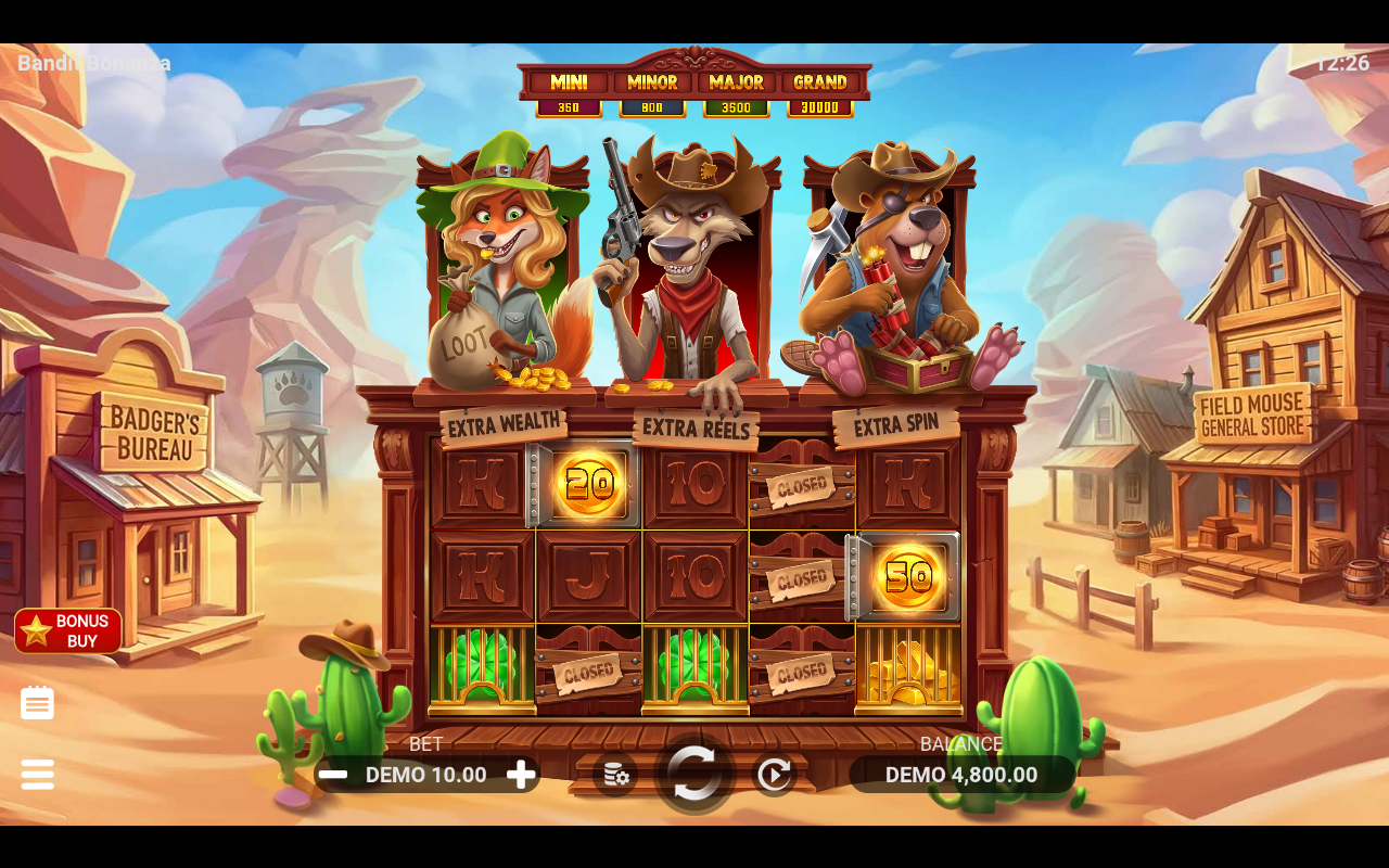 Bandit Bonanza gameplay