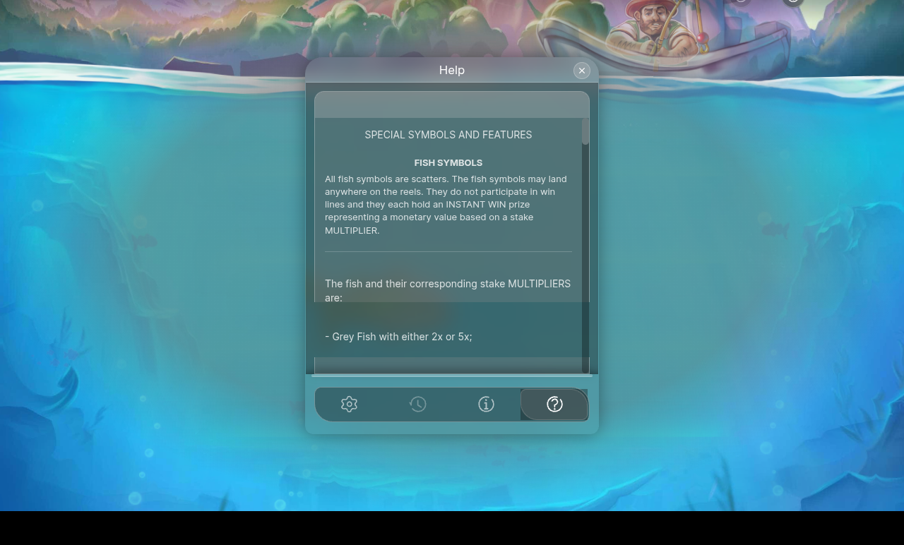 Bass Boss information screen