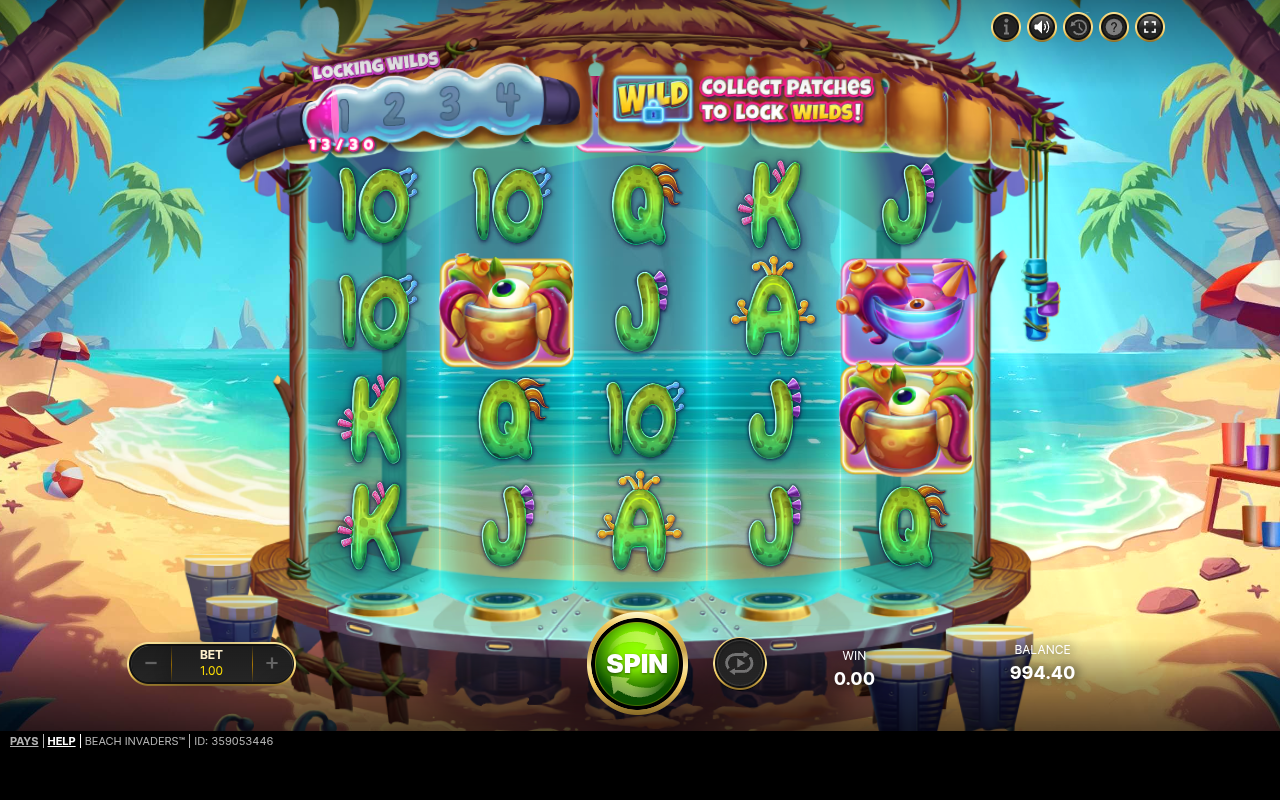 Beach Invaders gameplay