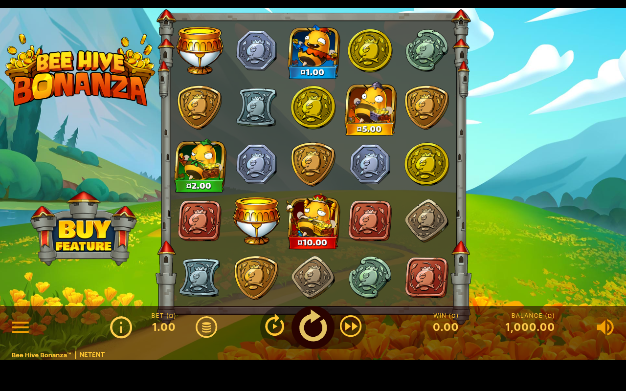 Bee Hive Bonanza base game