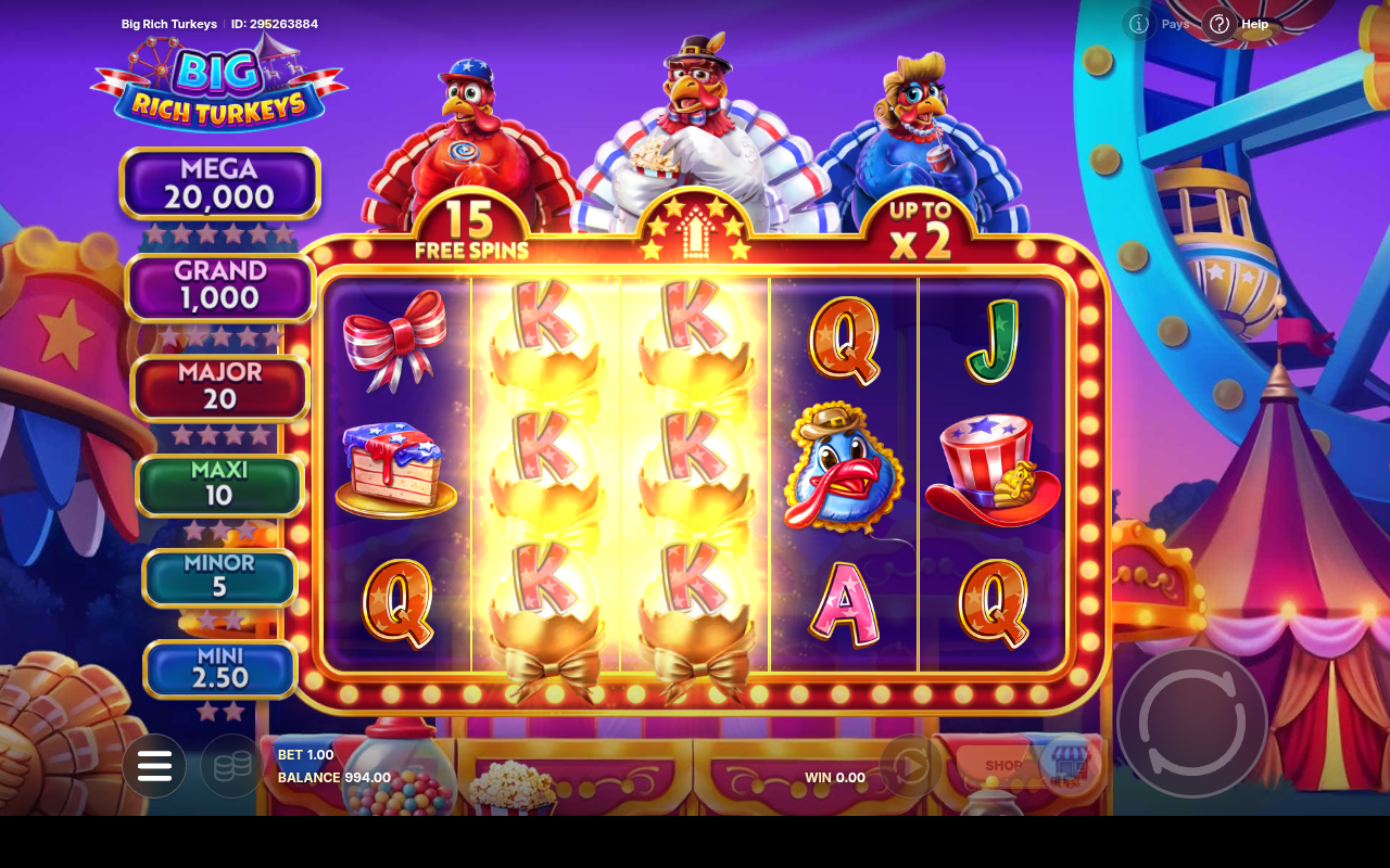 Big Rich Turkeys gameplay