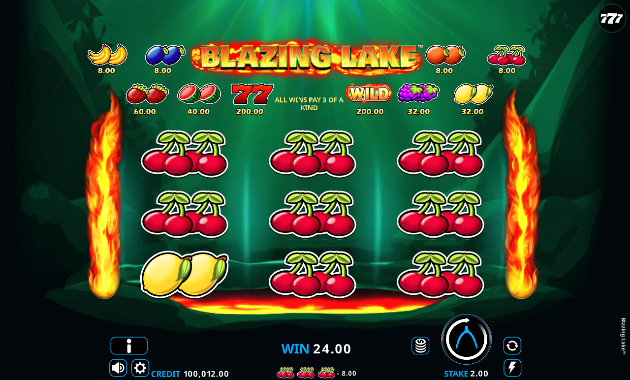 Blazing Lake gameplay