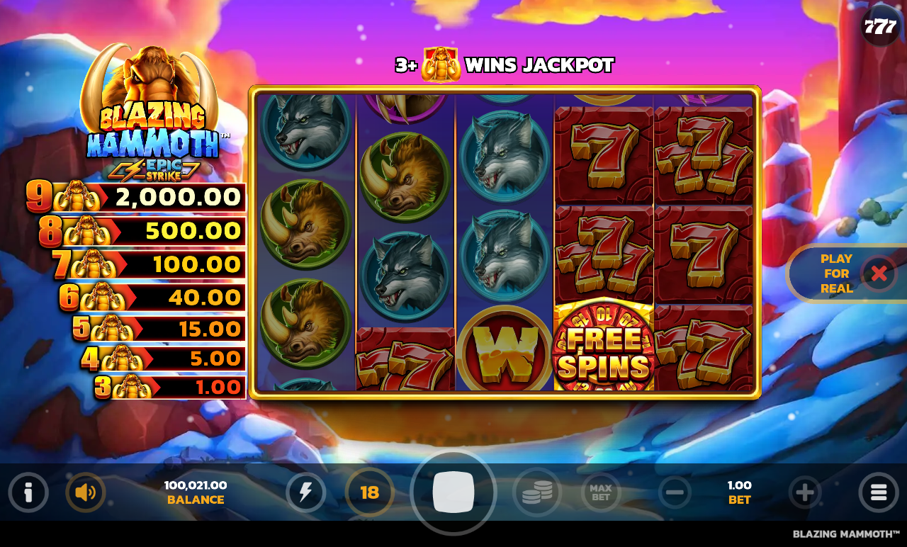 Blazing Mammoth gameplay
