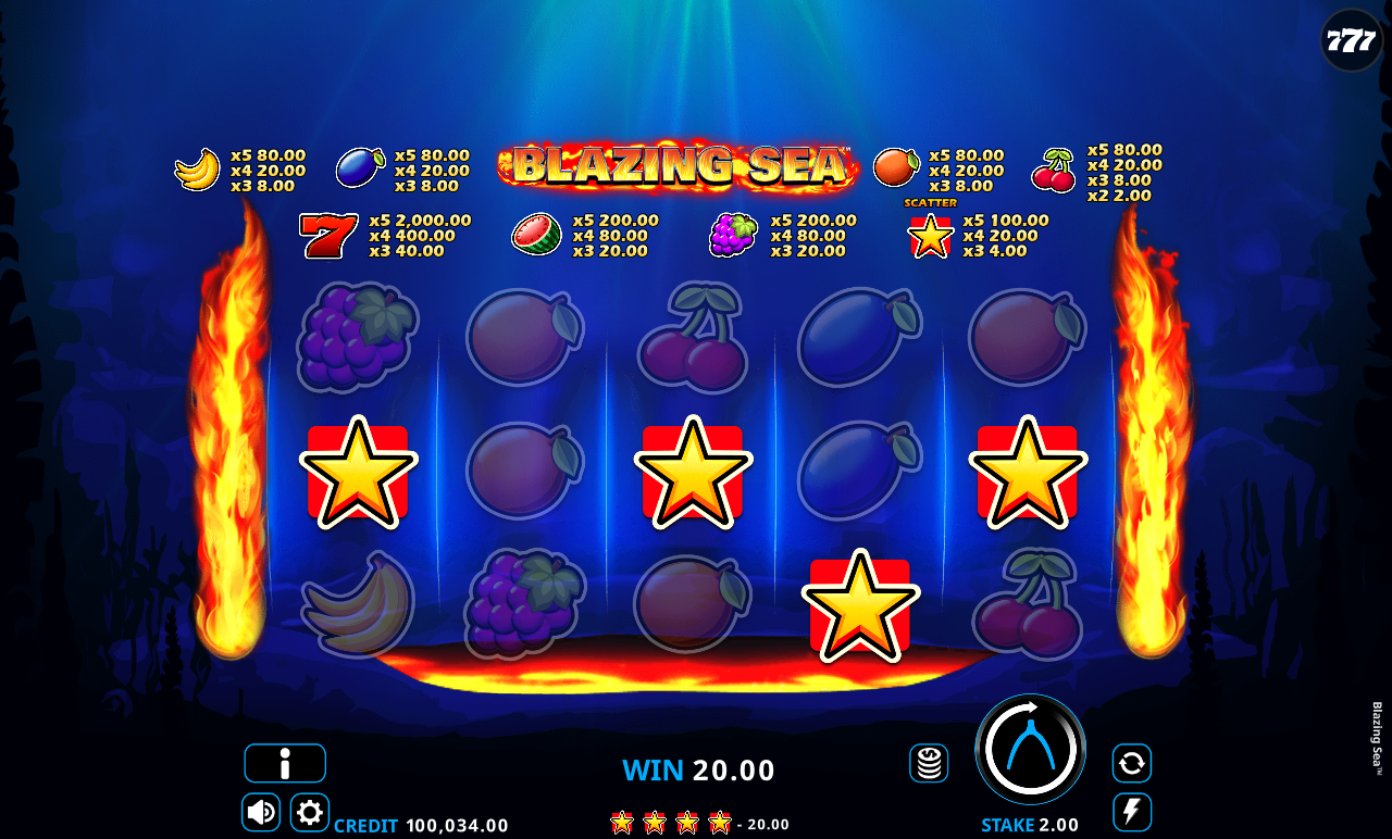 Blazing Sea gameplay