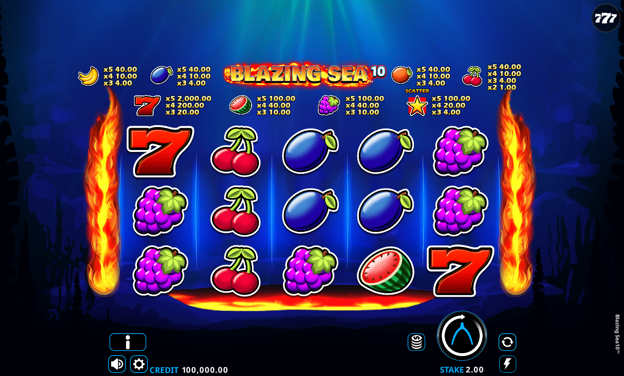Blazing Sea 10 base game