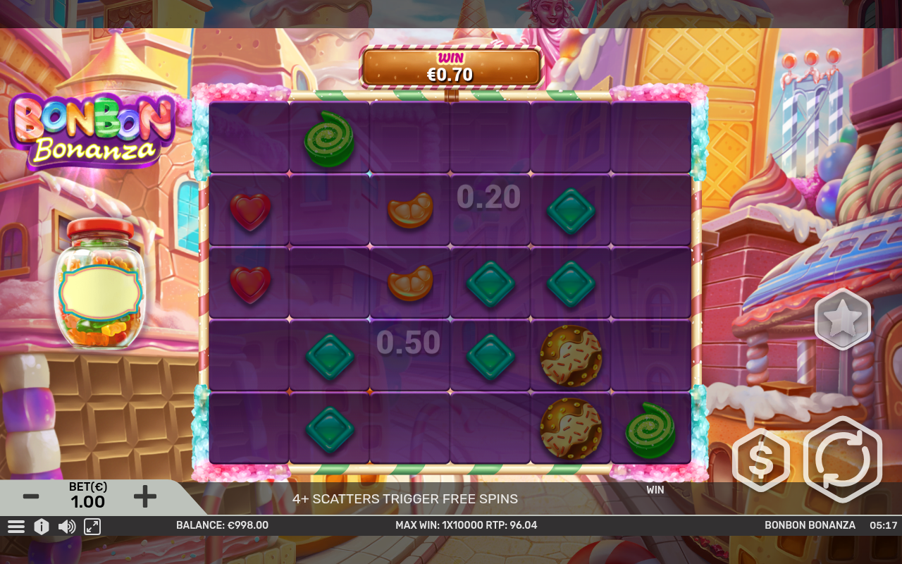 Bonbon Bonanza gameplay