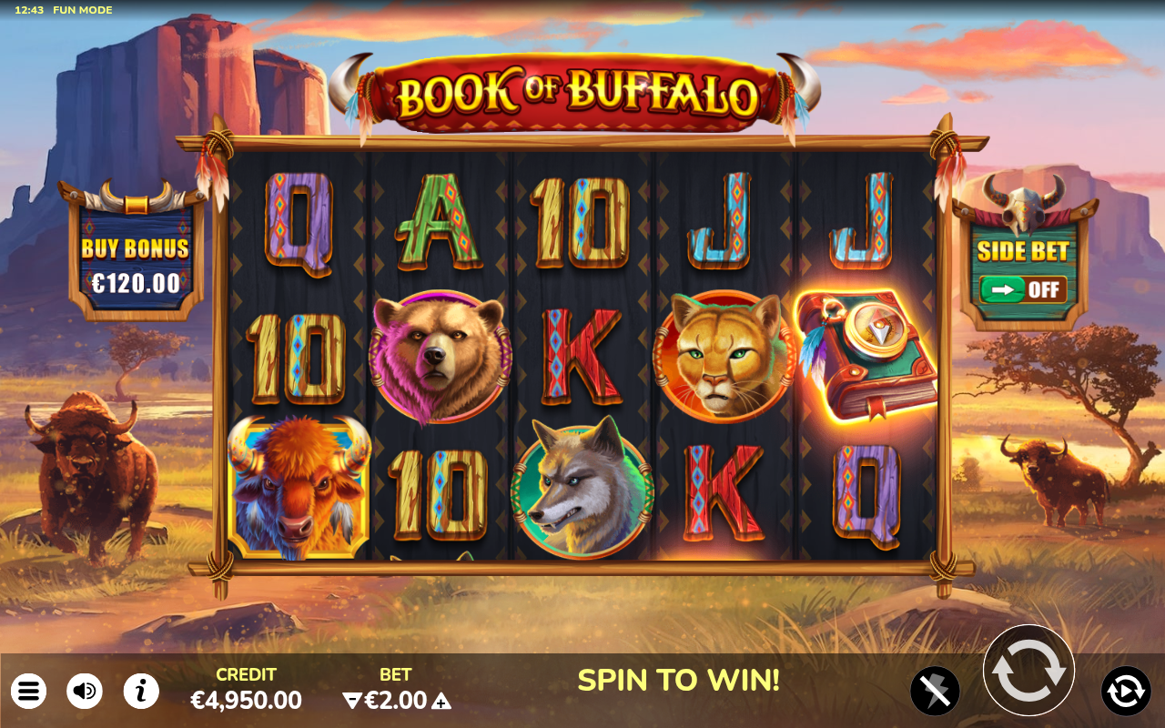 Book of Buffalo gameplay