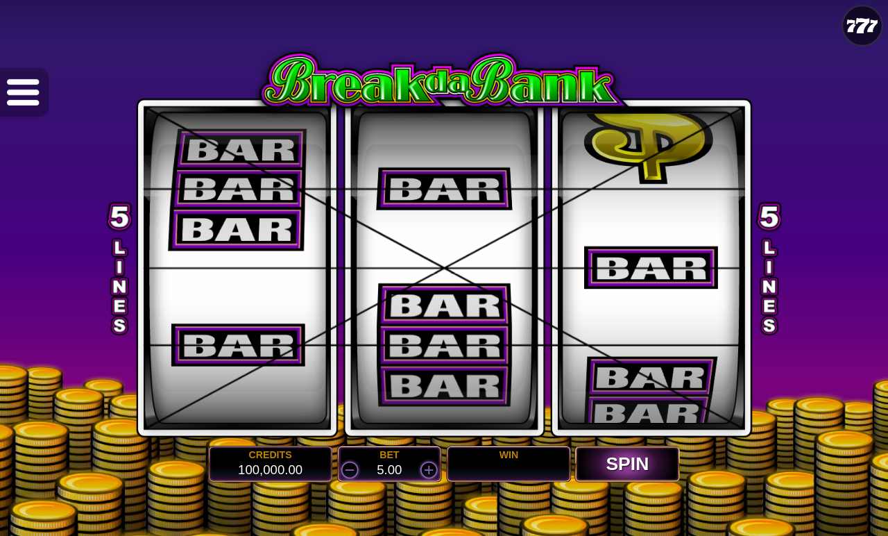 Break da Bank base game