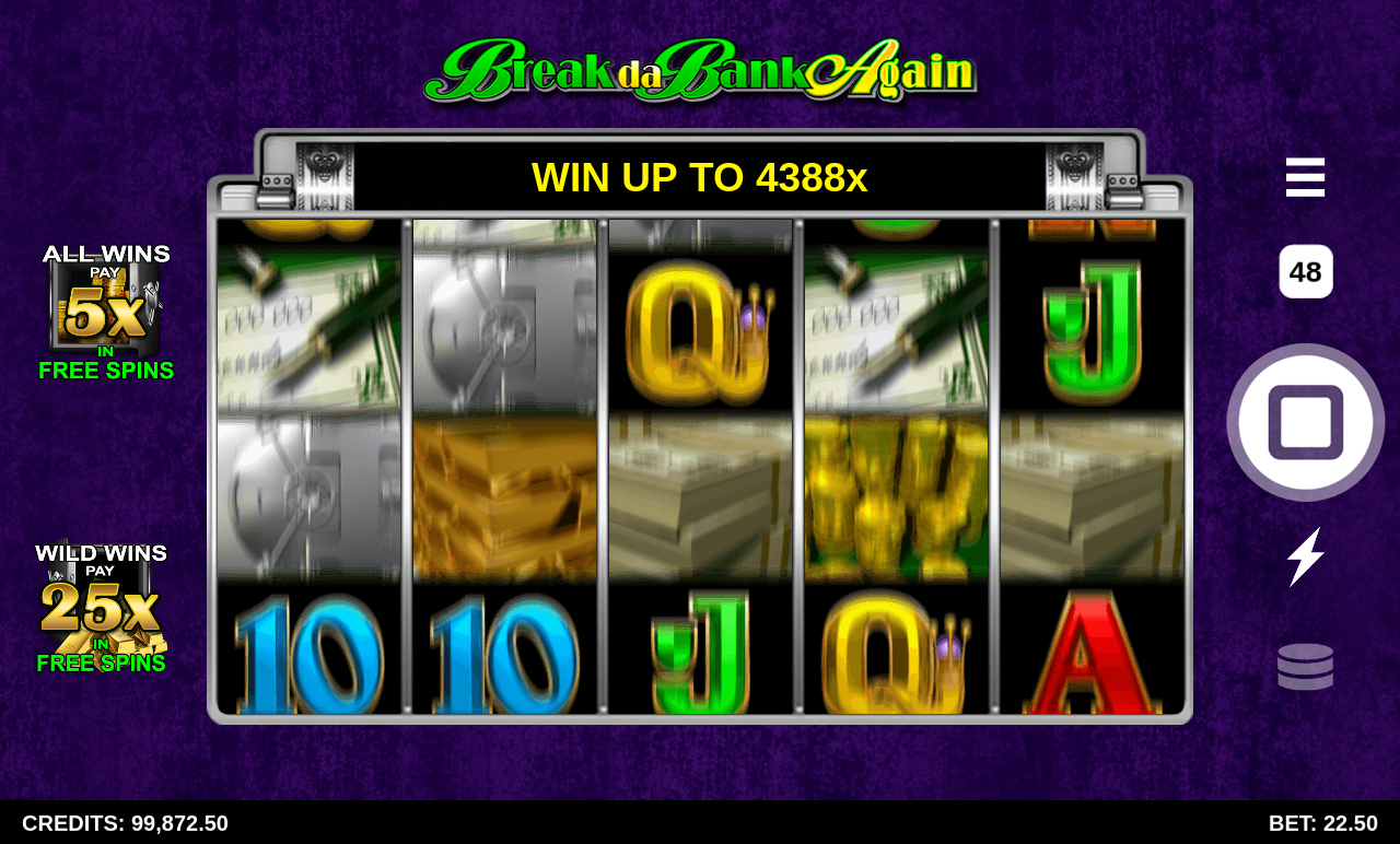 Break da Bank Again free spins gameplay