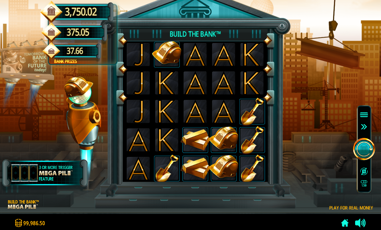 Build the Bank Mega Pile feature