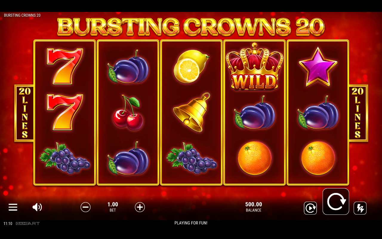 Bursting Crowns 20 base game
