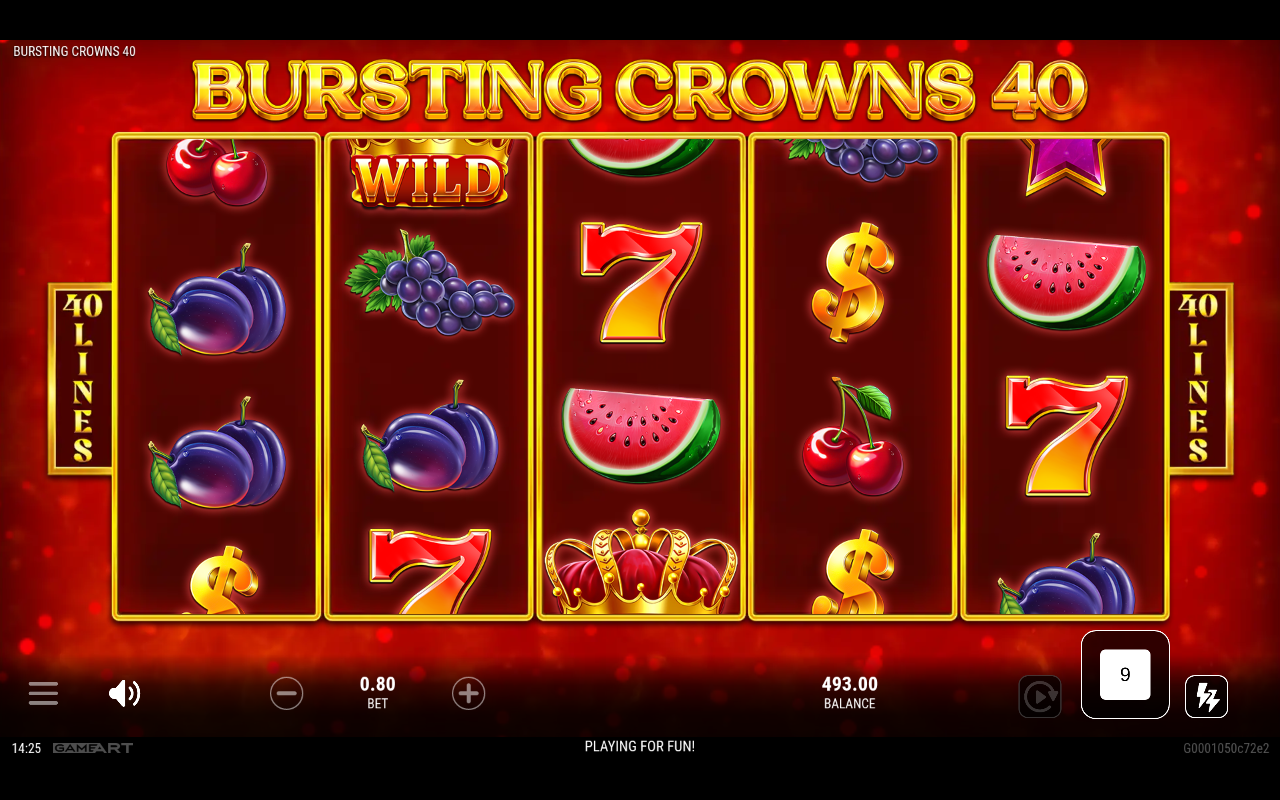 Bursting Crowns 40 gameplay