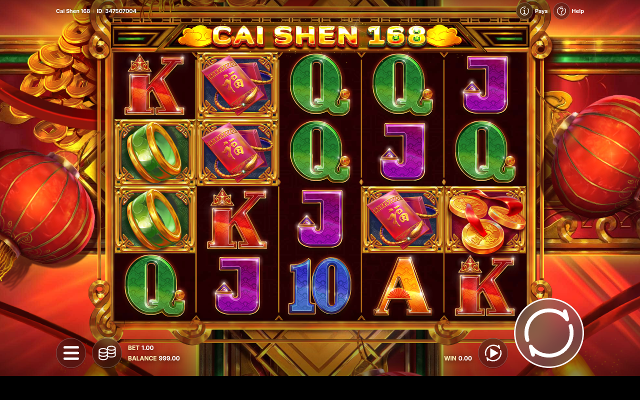 Cai Shen 168 gameplay