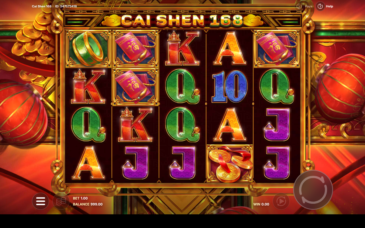 Cai Shen 168 gameplay