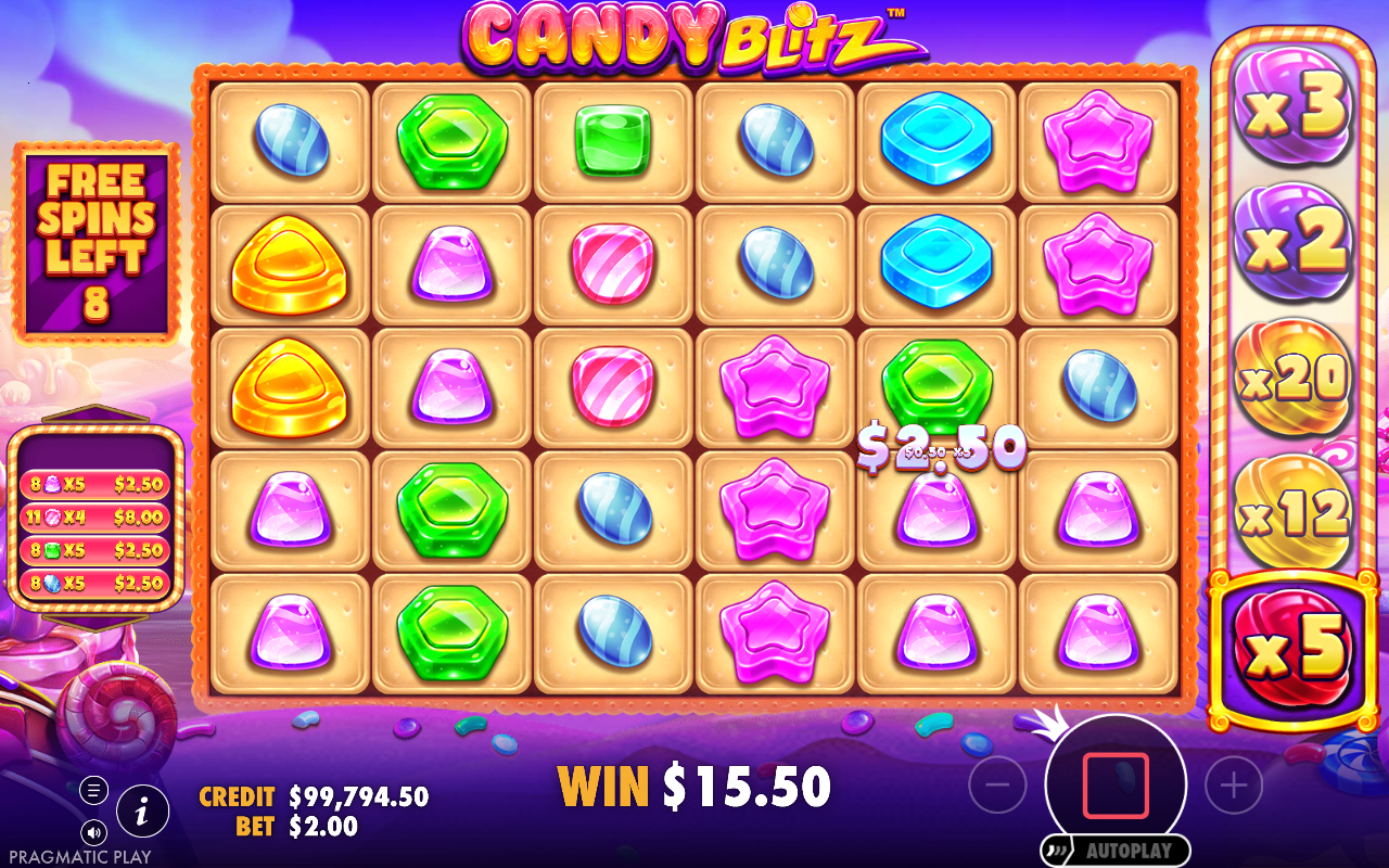 Candy Blitz bonus round