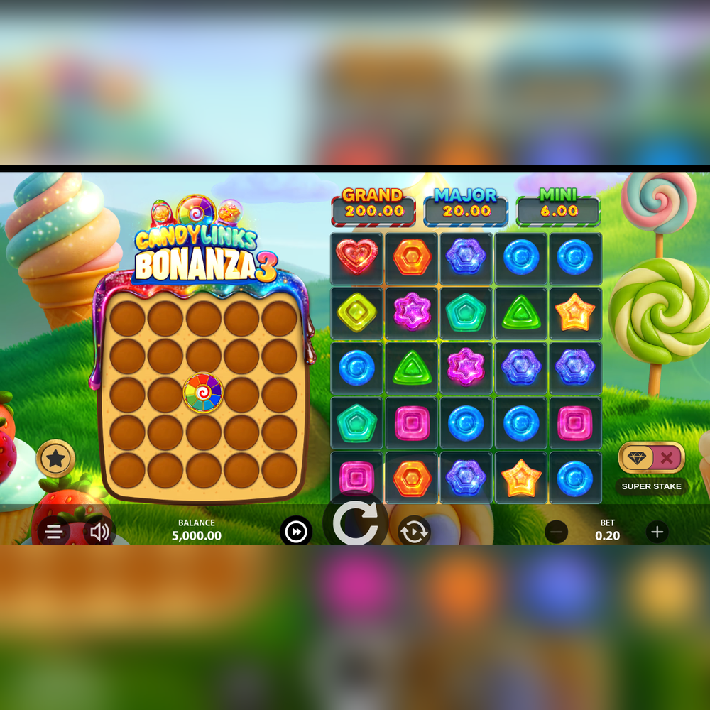 Play Candy Links Bonanza 3 Slot Game