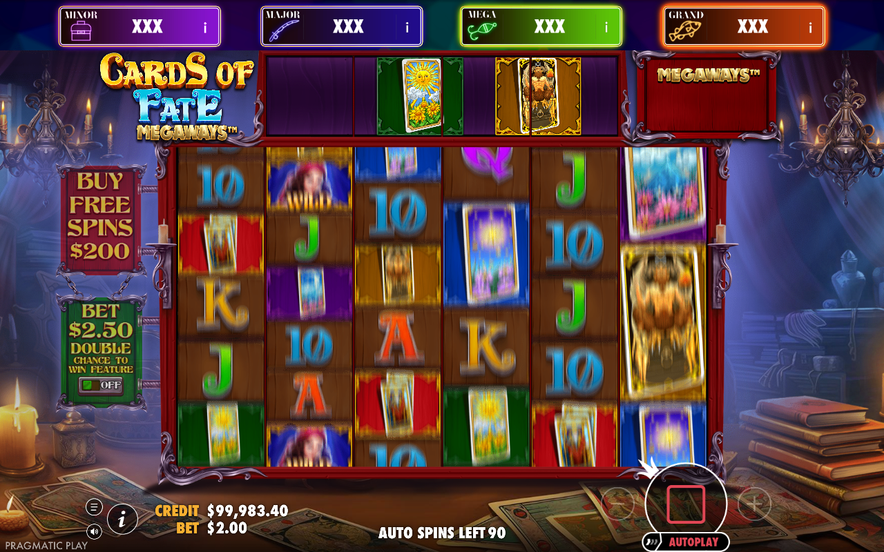 Cards of Fate Megaways - Big Bass Jackpot Bonanza gameplay
