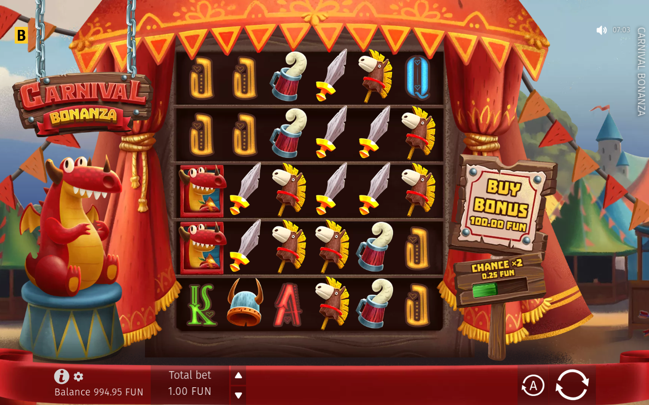 Carnival Bonanza gameplay