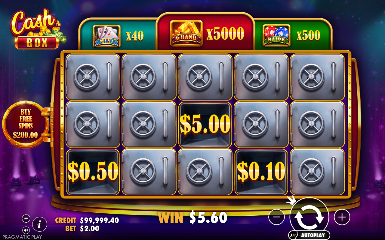 Cash Box gameplay