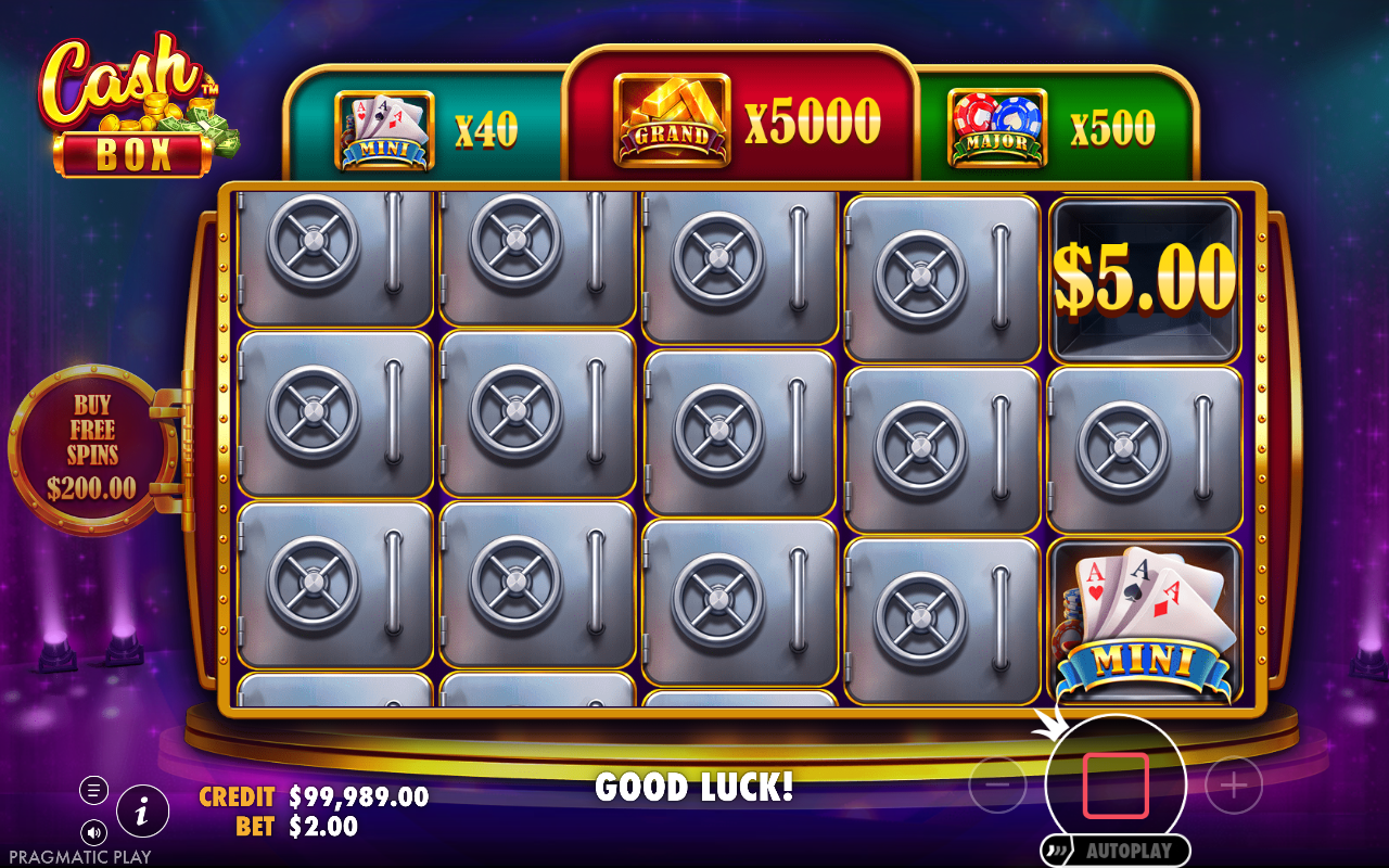 Cash Box gameplay