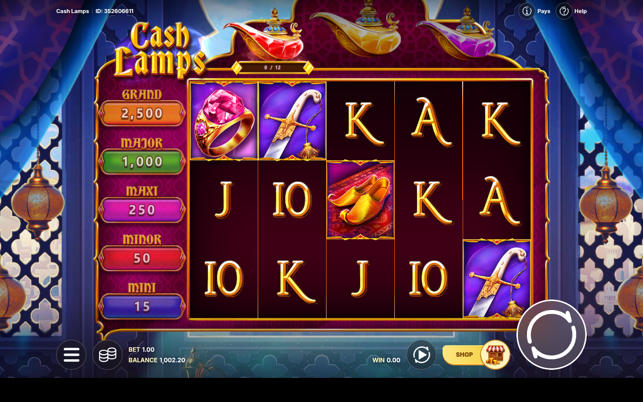 Cash Lamps gameplay